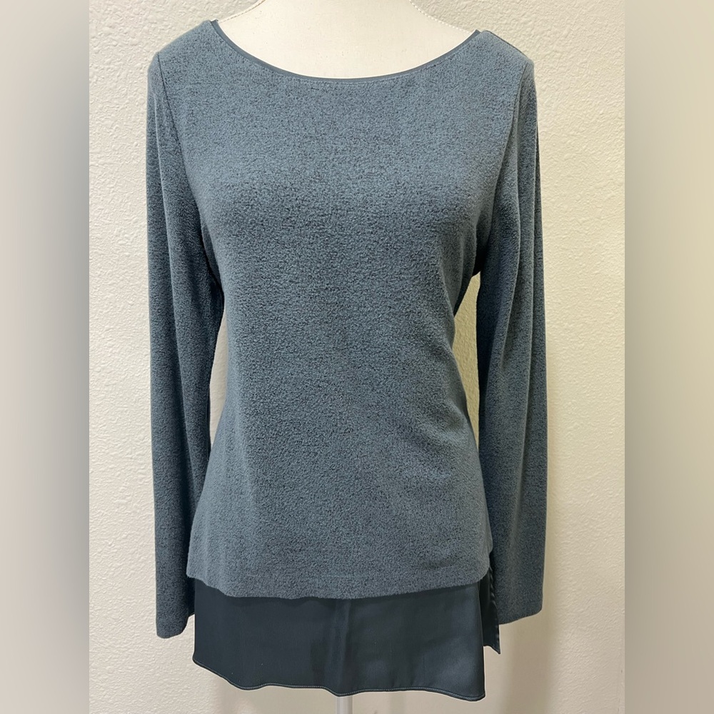 WHITE HOUSE BLACK MARKET Long Sleeve Knit Twofer EUC
